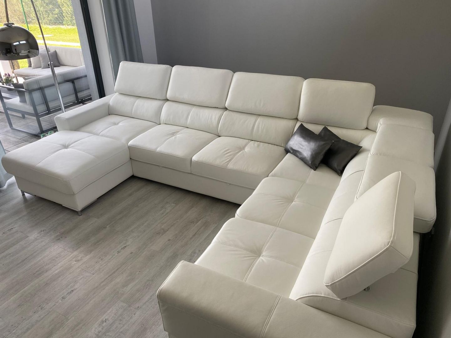 Kožená sedací souprava BAZZALT do U 2