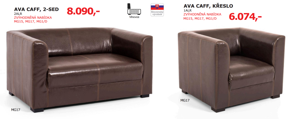 Křeslo AVA CAFF