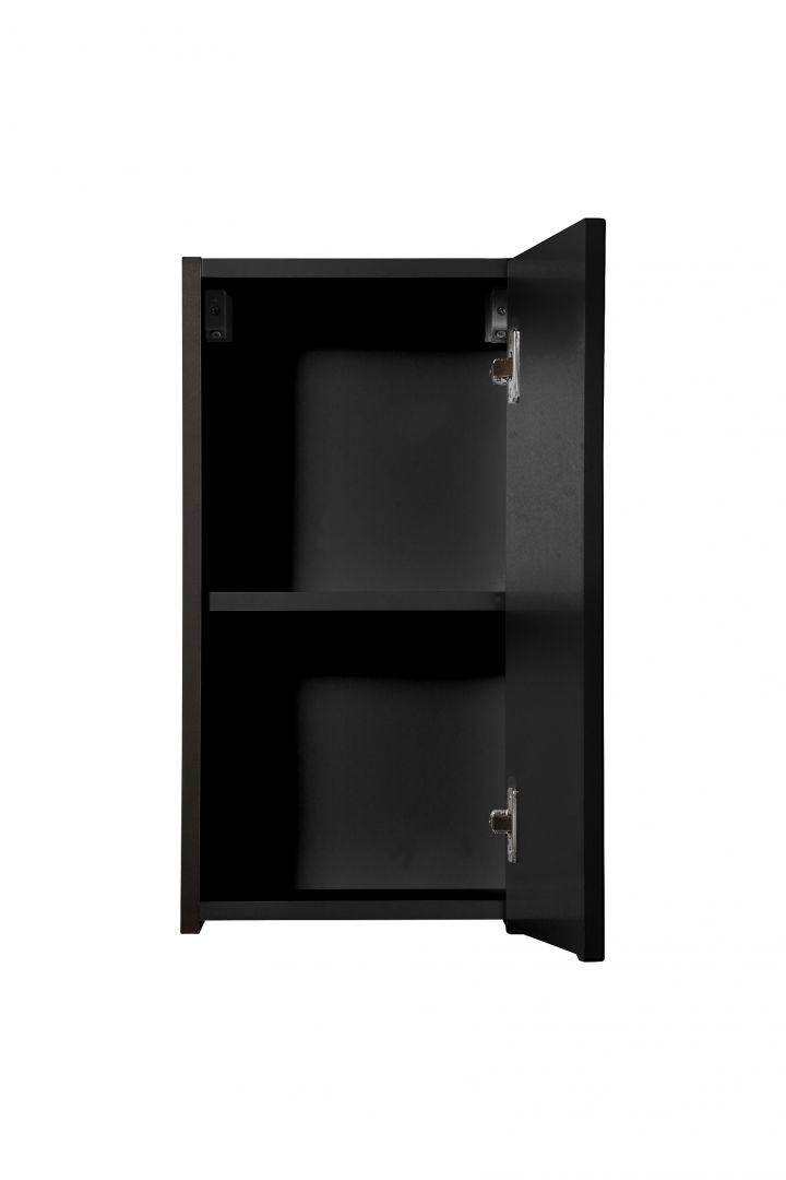 Koupelnová skříňka NOVA ČERNÁ  83-30 1D - závěsná