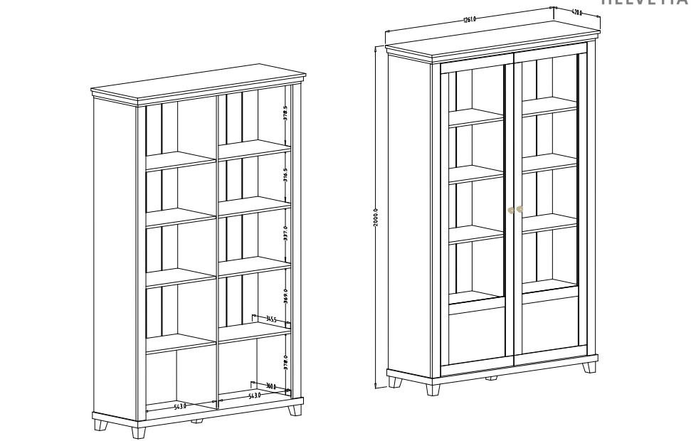 EVORA jídelní sestava Dub Lefkas - zelená