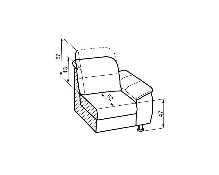 Kožená sedací souprava SCANDY PROGRAM