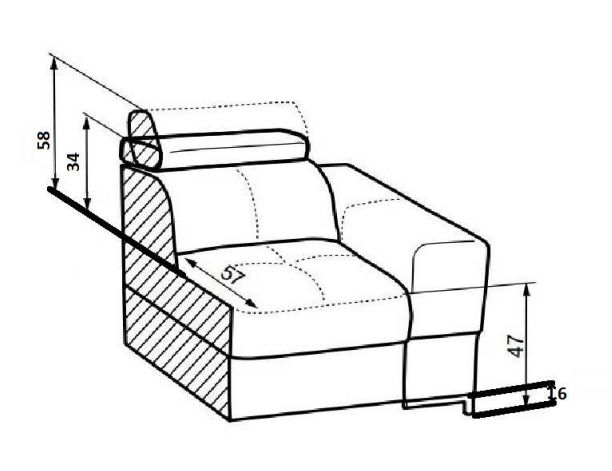 Kožená pohovka BAZZALT 2