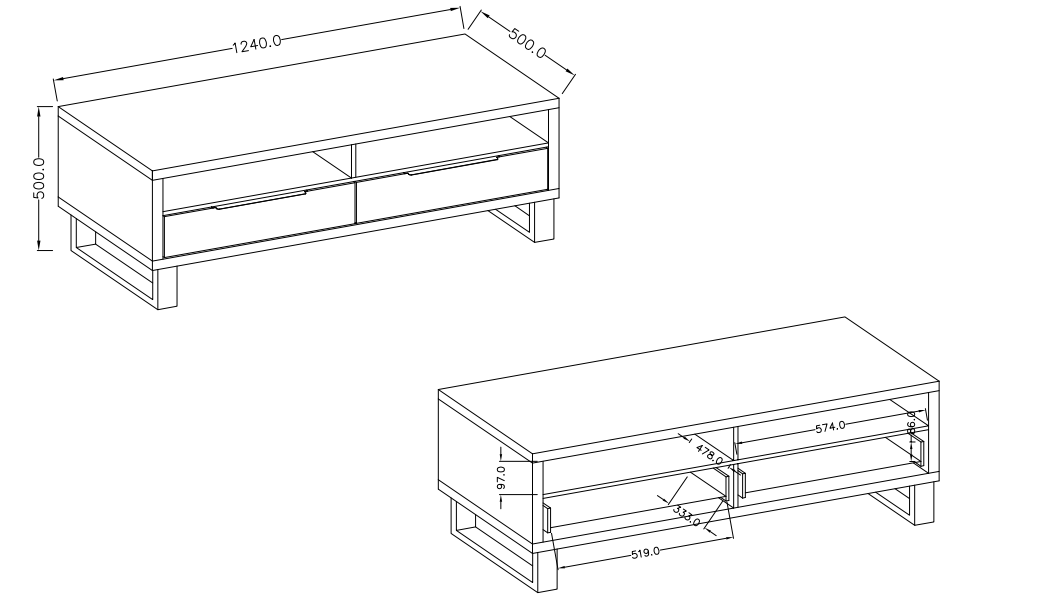 Obývací sestava I HALLE Dub Wotan