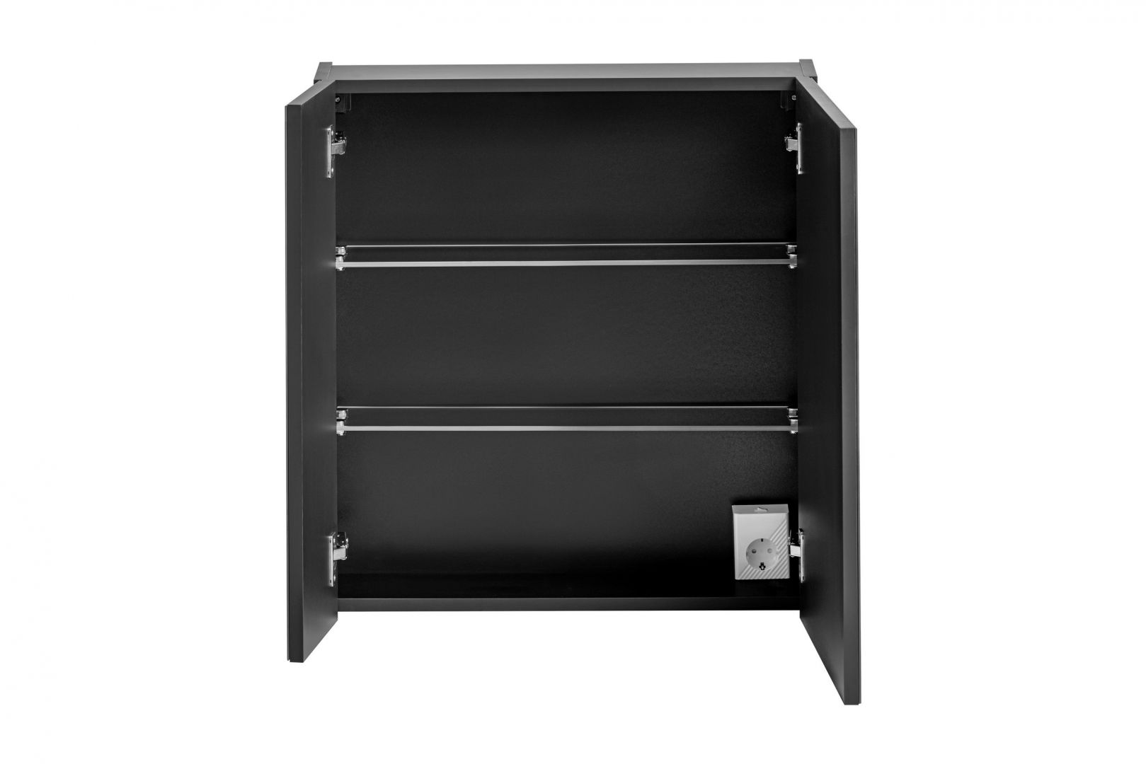 Koupelnová skříňka SANTA FEE ČERNÁ 84-60 - závěsná zrcadlo 60