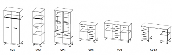 Obývací sestava SVEN 1