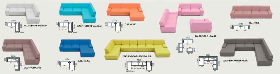 Sedací souprava AVA FAMM PROGRAM
