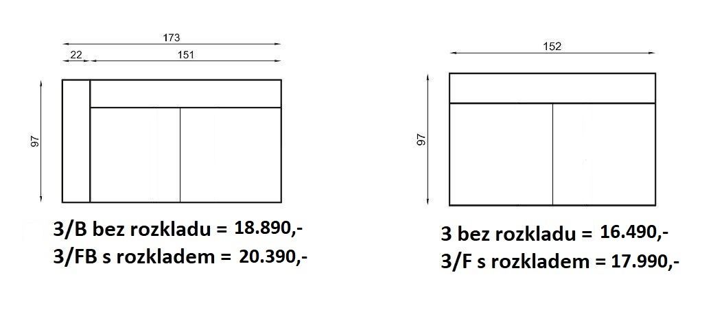 Kožená sedací souprava IRIS program