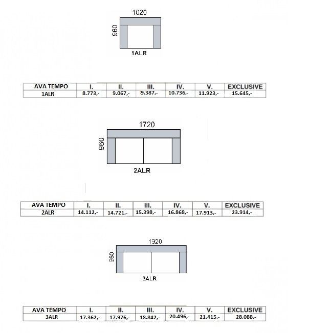 Sedací souprava AVA TEMPO PROGRAM