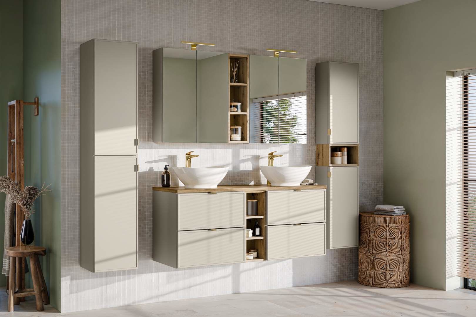 Koupelnová skříňka 83-35-20 poličky Artisan