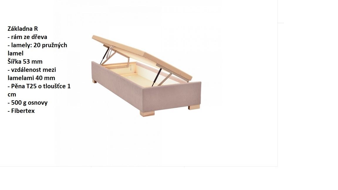 Manželská postel BOXSPRING 201