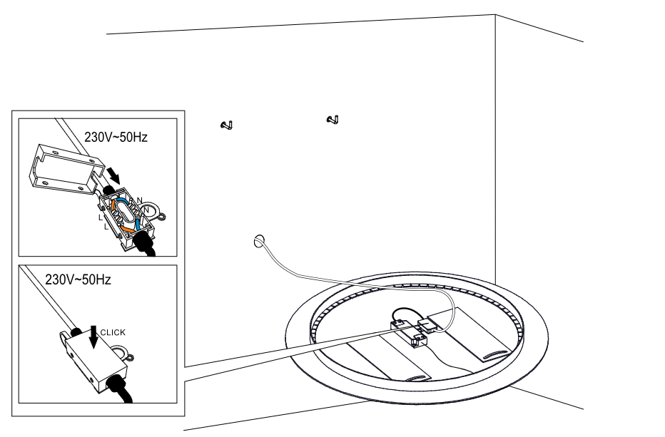 Koupelnové zrcadlo LED HESTIA 60