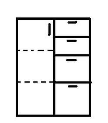 Komoda REA OTTAWA UP 1