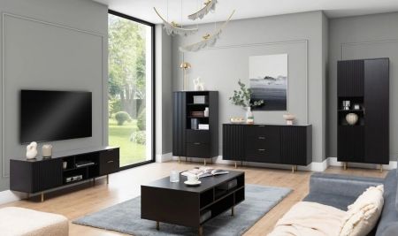 Obývací sestava Nubi Černá