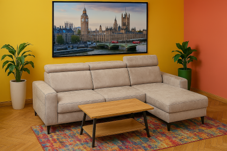 Sedací souprava ASPEN I pravý roh látka Salvador SKLADEM