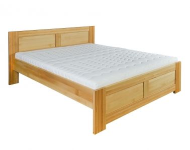 Manželská postel z masivu LK112 buk