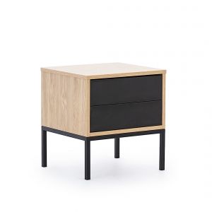 Noční stolek BLACK LOOFT 2S