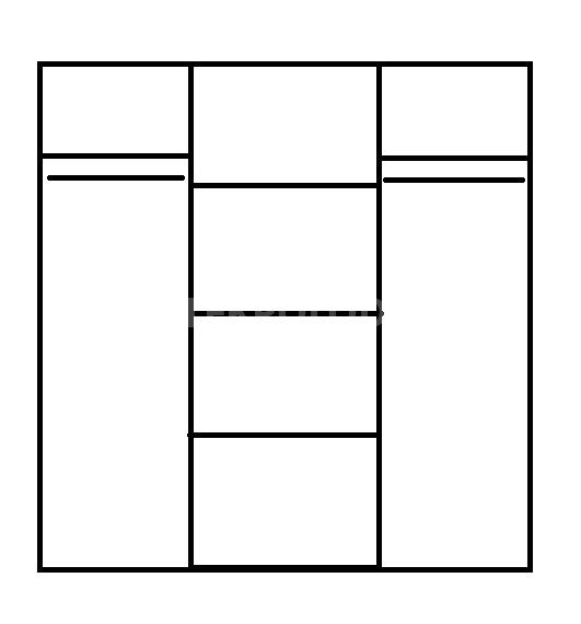 Šatní skříň MAT3