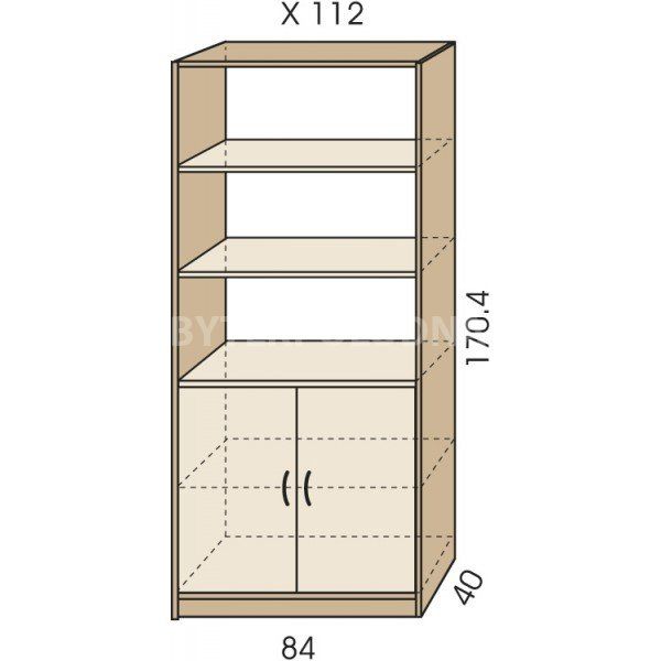 Kombinovaná skříň JIM 5 X 112