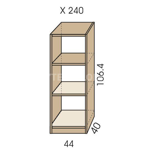 Policový regál JIM 5 X 240