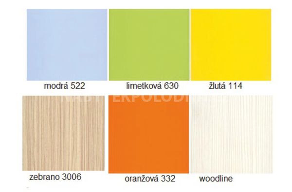 Šatní skříň JIM 5 X 113M