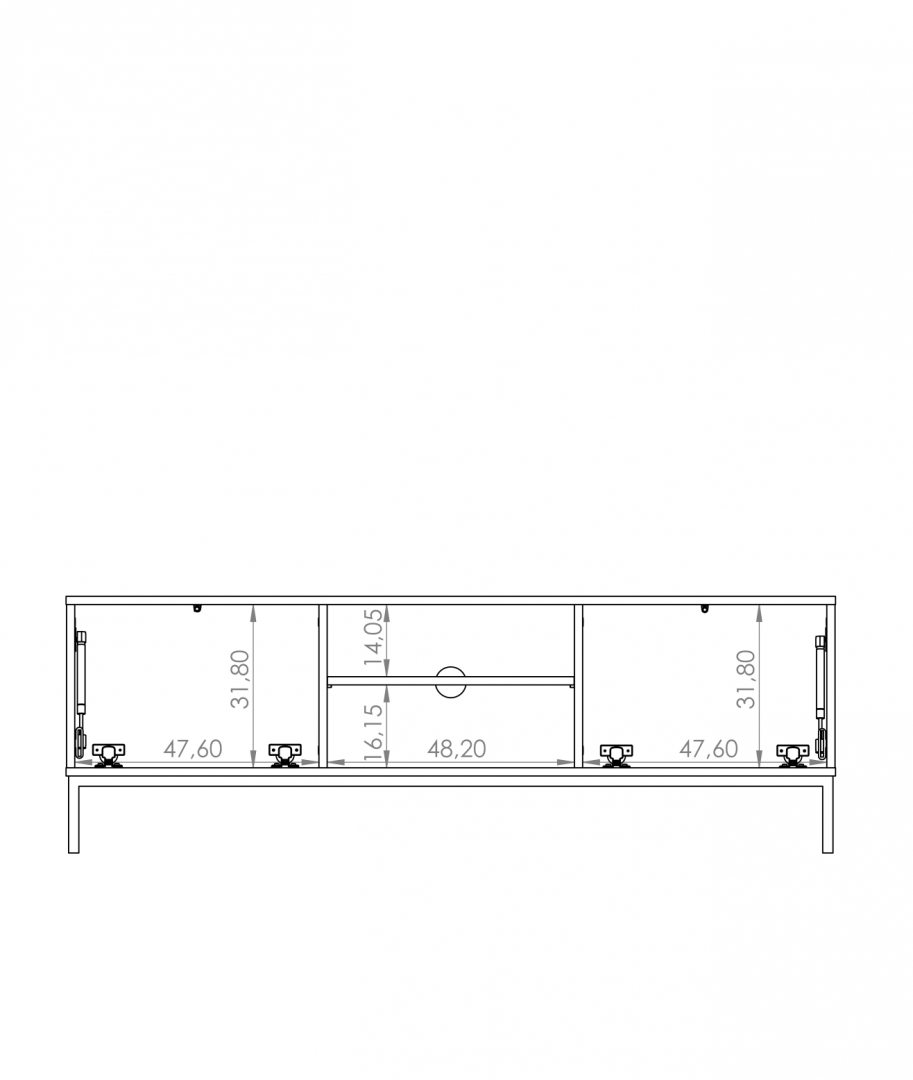 TV stolek QUARTY QT-05