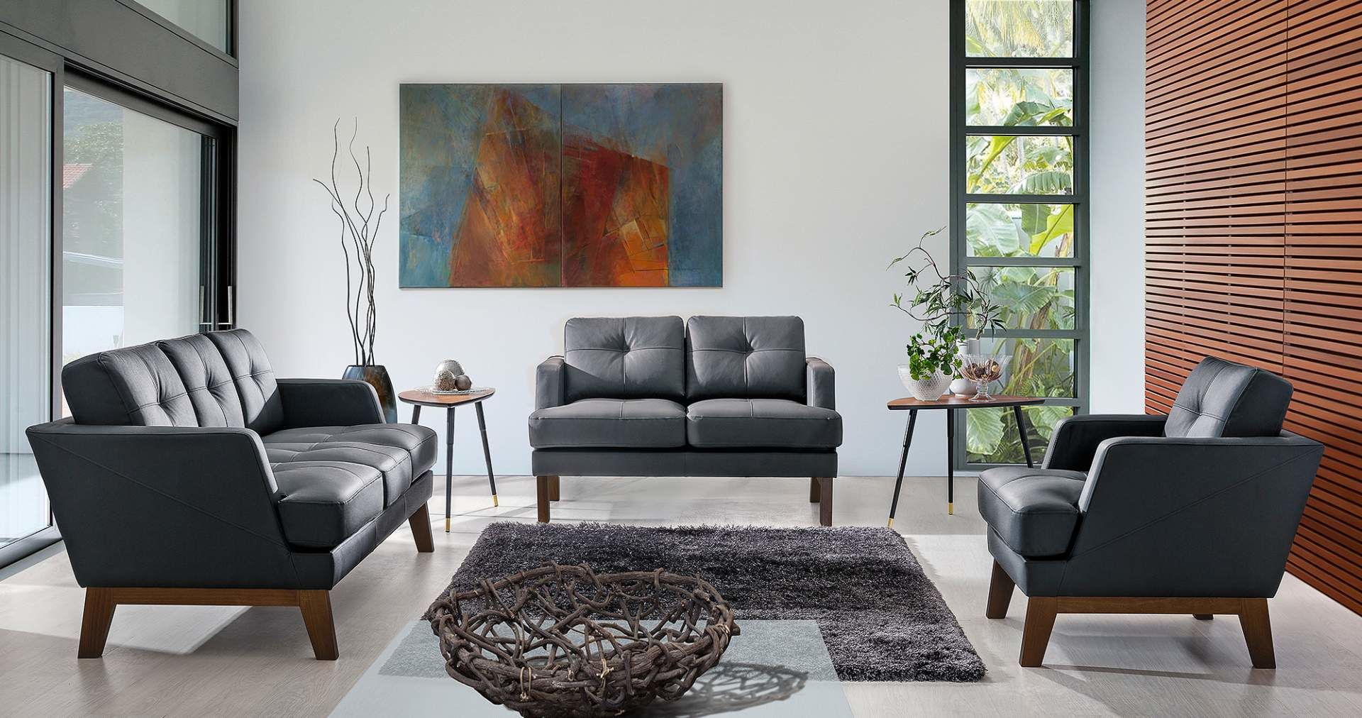 Kožená pohovka KARLO 2