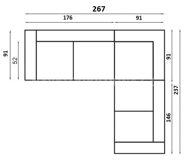 Kožená sedací souprava BALTIKA 2