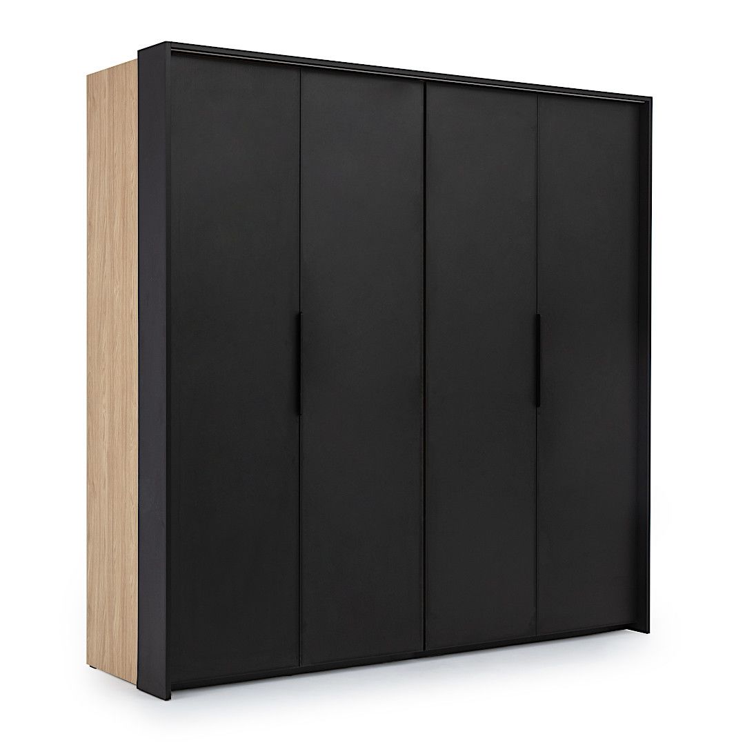 Šatní skříň BLACK LOOFT 4D