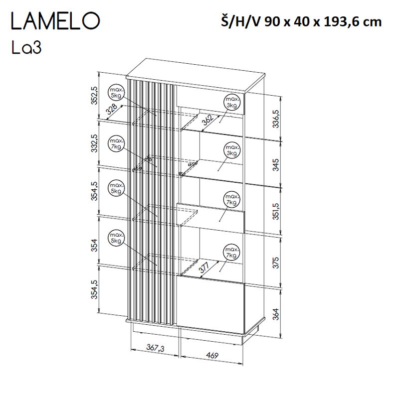 Obývací pokoj LAMELO III