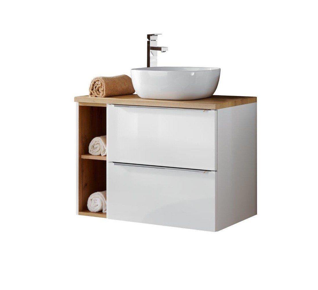 Koupelnová skříňka KAPRI BÍLÁ 810 - poličky