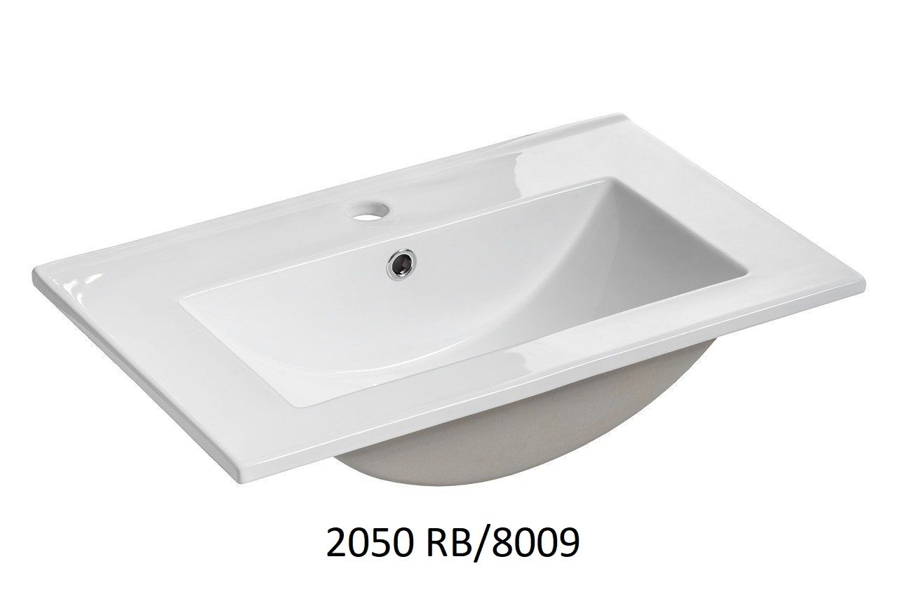 Koupelnová skříňka NOVA ČERNÁ 82-50 2S - pod umyvadlo 50