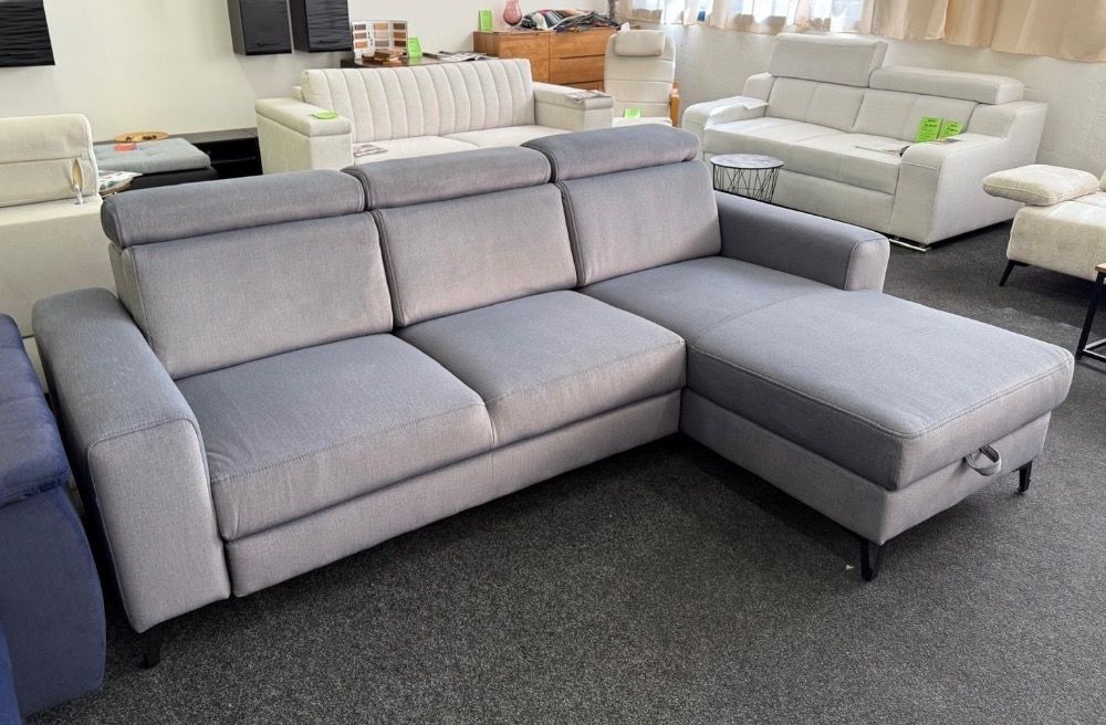 Sedací souprava ASPEN I pravý roh látka PEPPER 13 SKLADEM