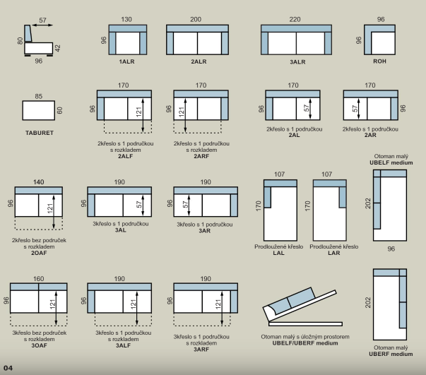 Sedací souprava AVA FAMM