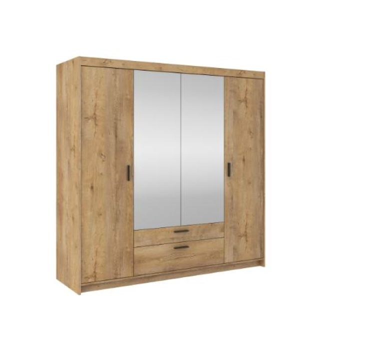 Šatní skříň ELENNA 4D se zrcadlem