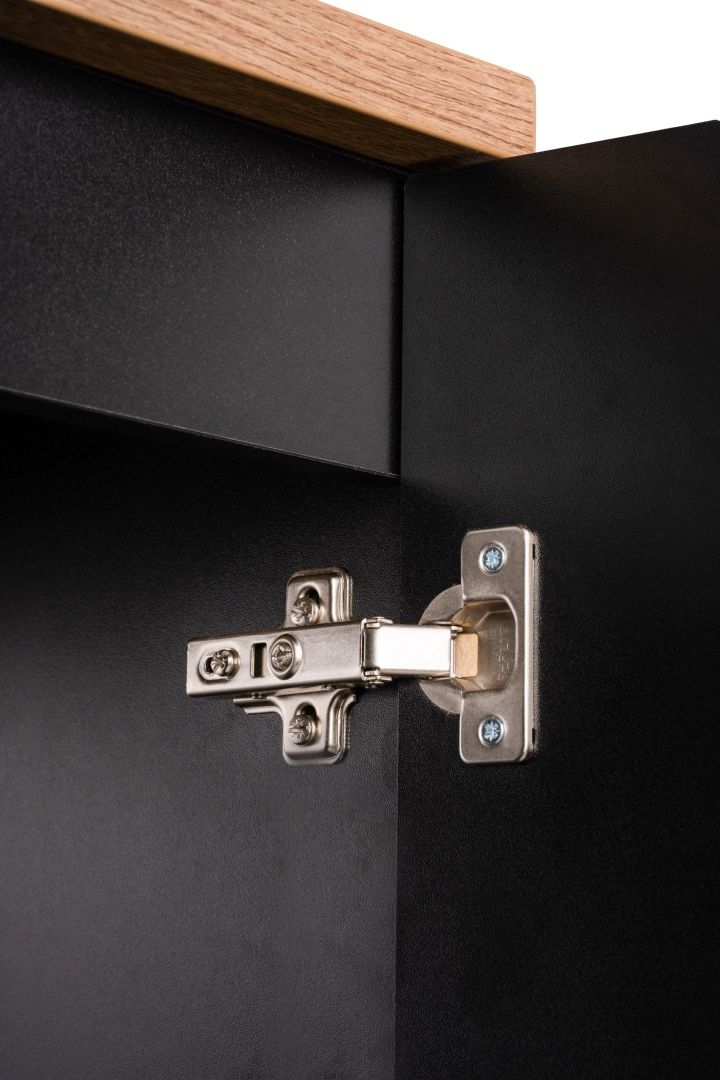 Koupelnová skříňka NOVA ČERNÁ 83-20 1D - závěsná