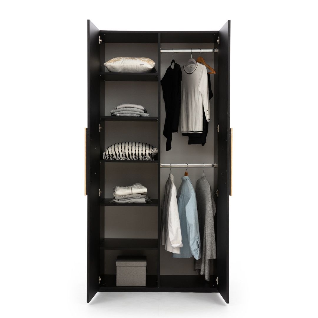 Šatní skříň OVALLO 2D