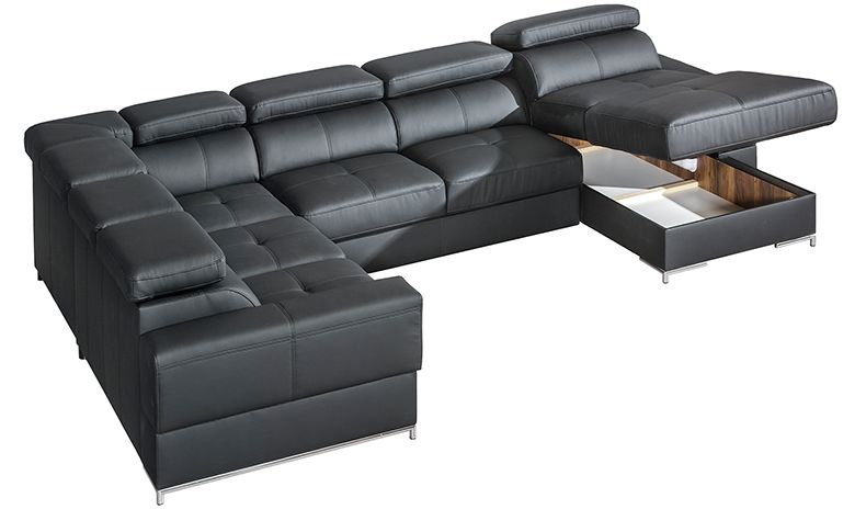 Kožená sedací souprava BAZZALT do U 2