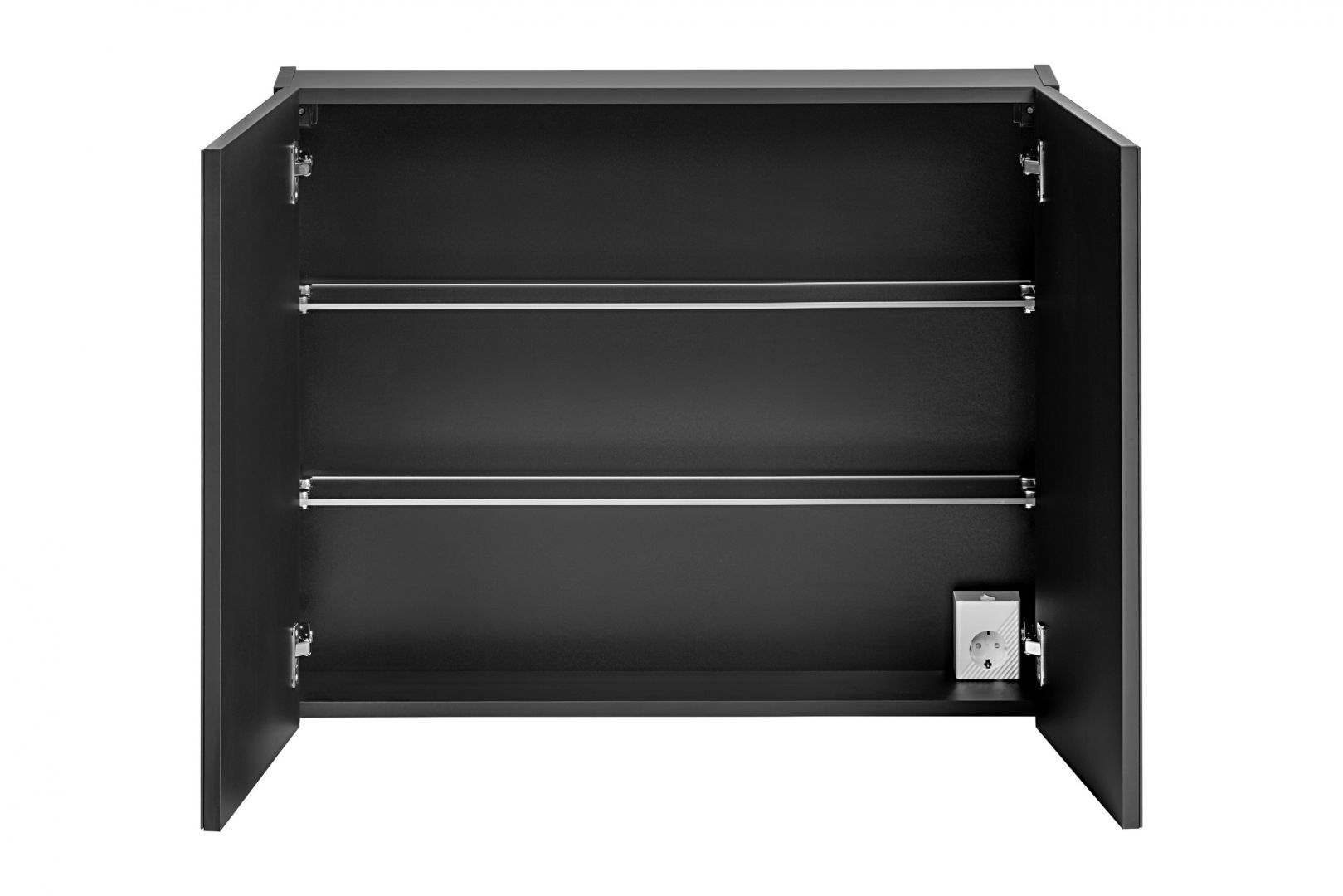 Koupelnová skříňka SANTA FEE ČERNÁ 84-80 - závěsná zrcadlo 80