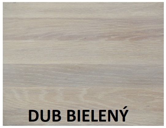 Manželská postel z masivu LK211 dub