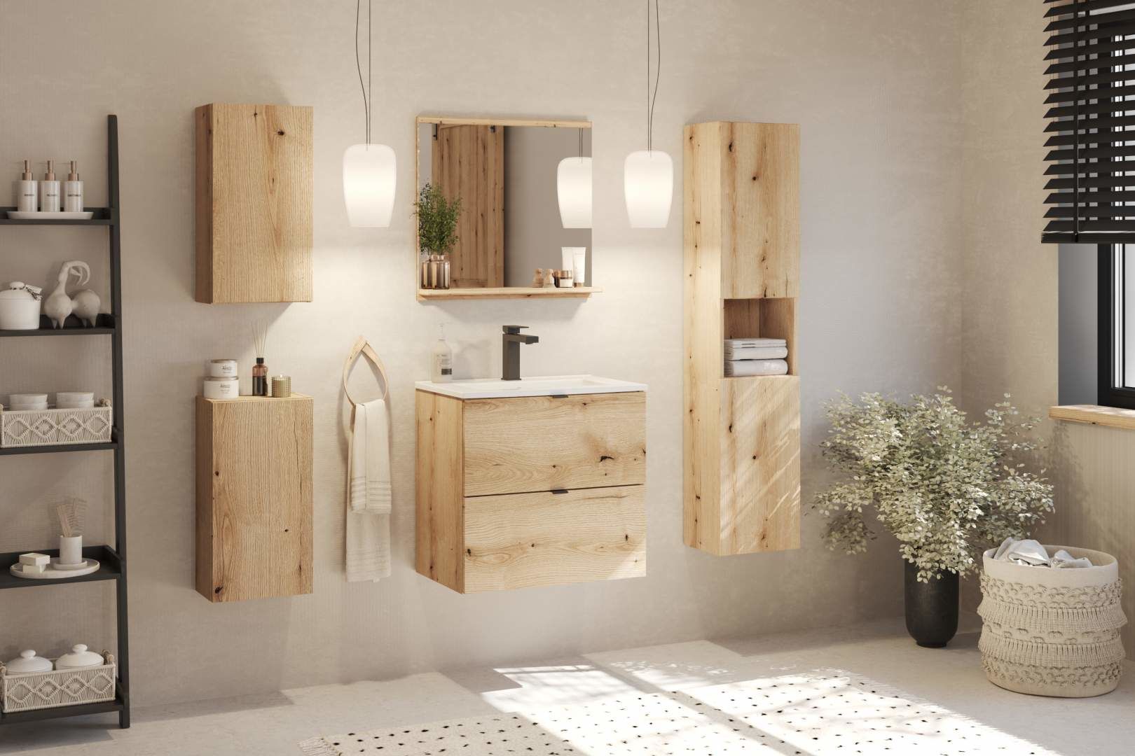 Koupelnová sestava NOVA DUB 120 II