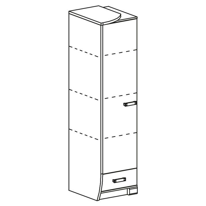 Policová skříň ROMERO 17