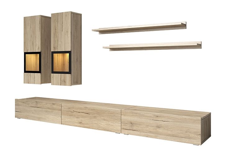 Obývací sestava BAROS Dub San Remo