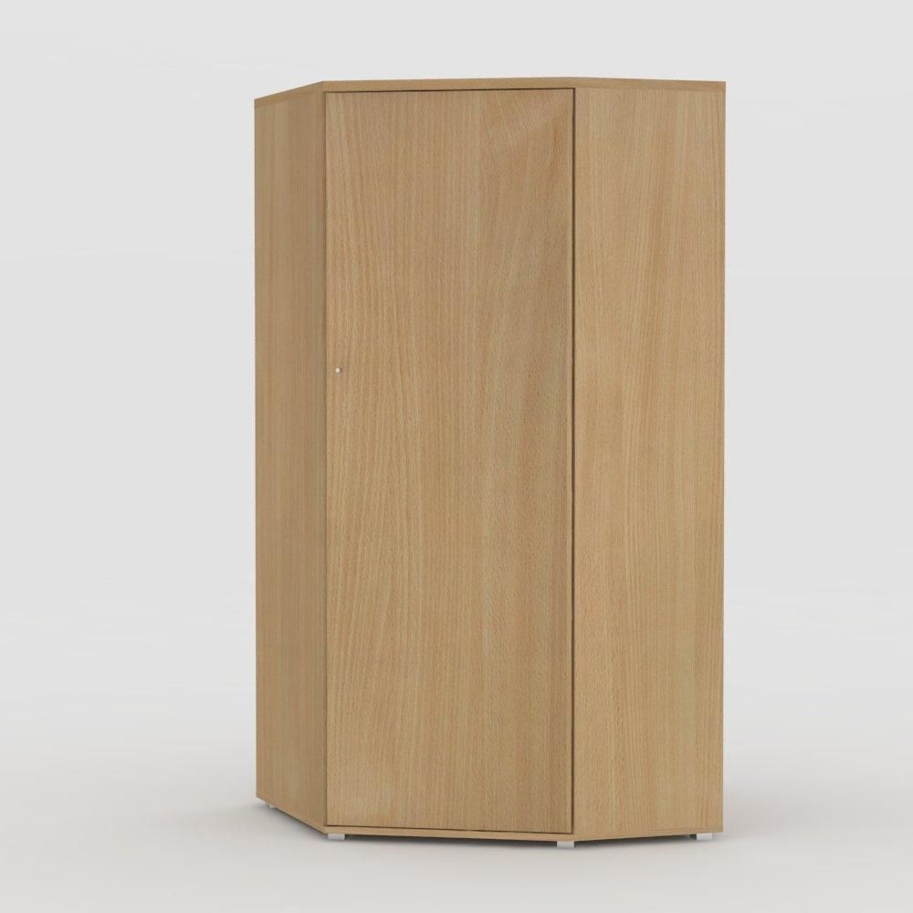 Rohová šatní skříň REA AMY 33/180