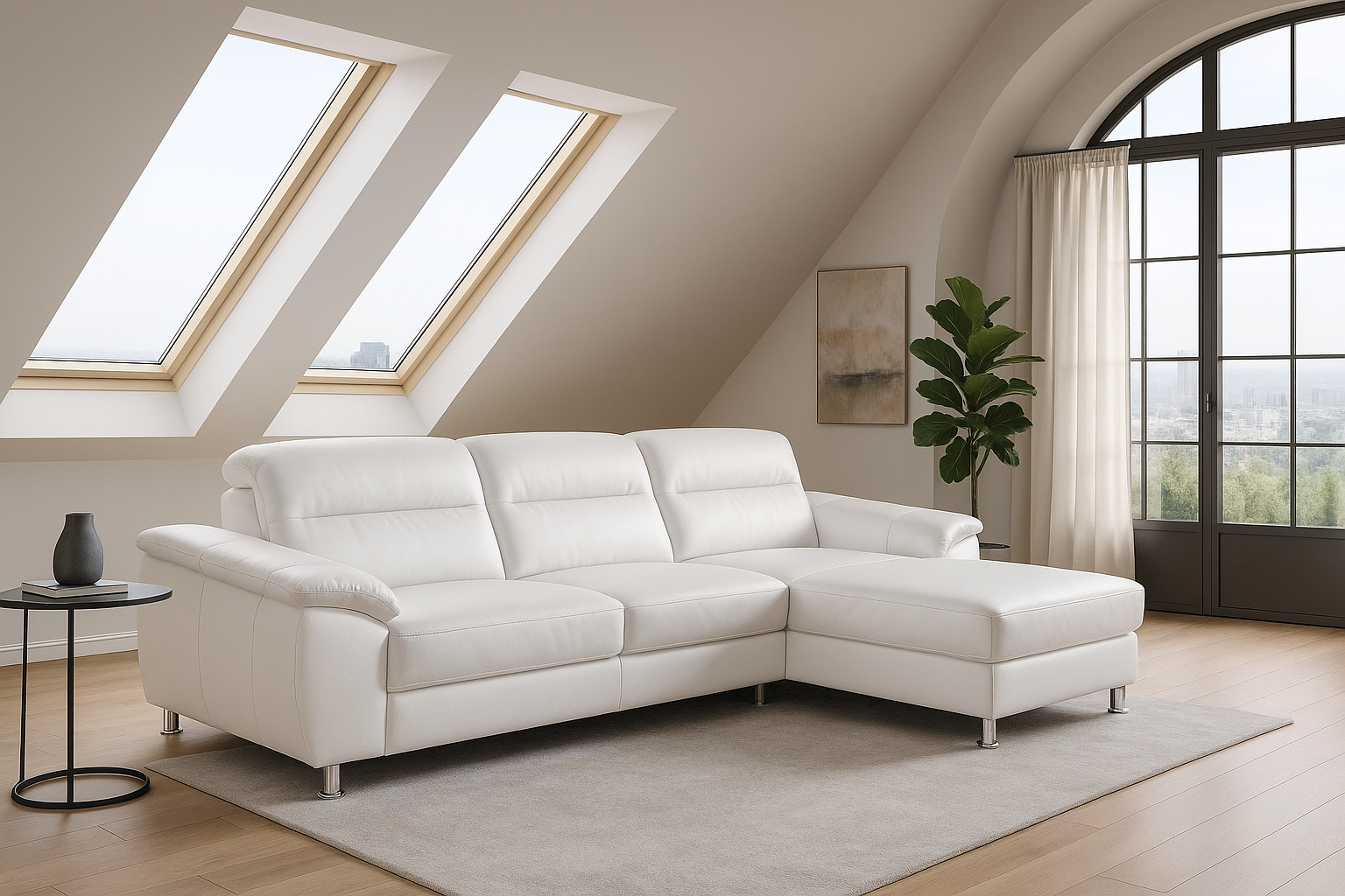 Kožená sedací souprava SCANDY 2