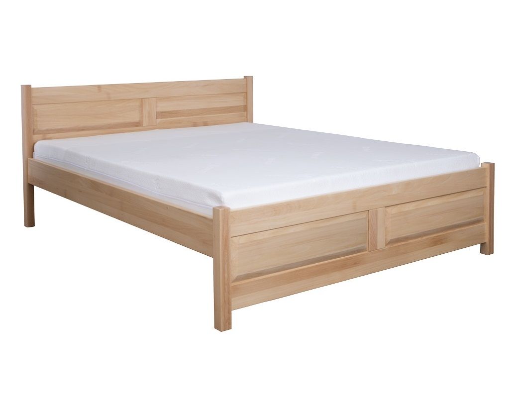 Manželská postel z masivu LK109 buk