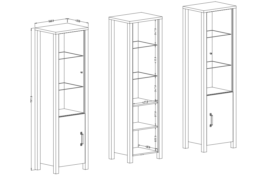 Obývací sestava OLIN II Appenzellský smrk