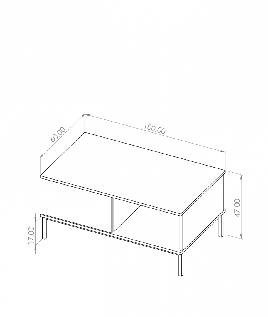Konferenční stolek QUARTY QT-02