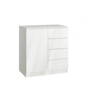 komoda VARIA SLEEP 80 bílý lesk