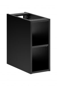Koupelnová skříňka SANTA FEE ČERNÁ 81-01 - poličky